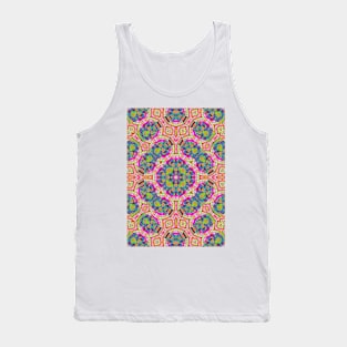 A Mandala for the ancient diety Bes Tank Top